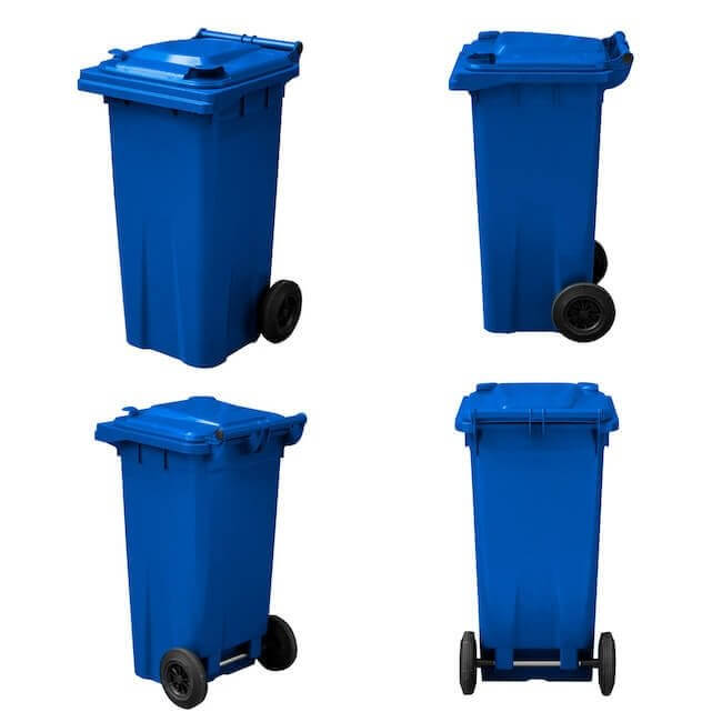 120 Litre Wheelie Bin | Blue