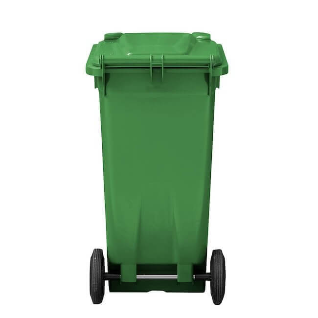 120 Litre Wheelie Bin | Green