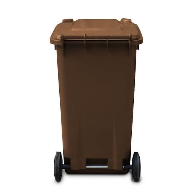 240 Litre Wheelie Bin | Brown