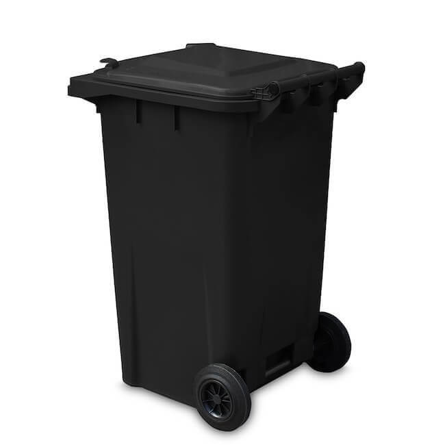 240 Litre Wheelie Bin | Dark Grey