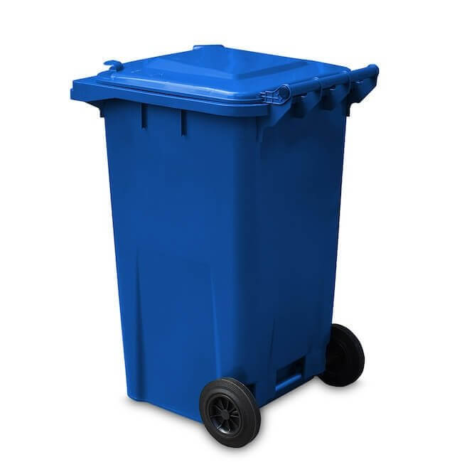 240 Litre Wheelie Bin | Blue