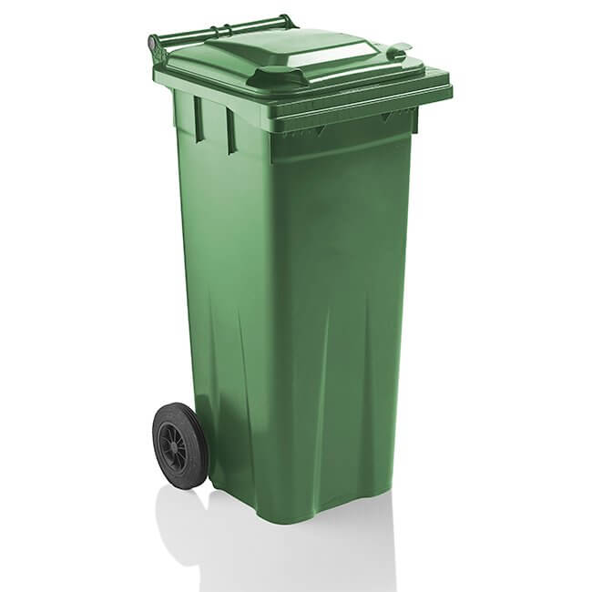 Green 140 Litre Wheelie Bin Ideal Size for Households — getWheelieBins
